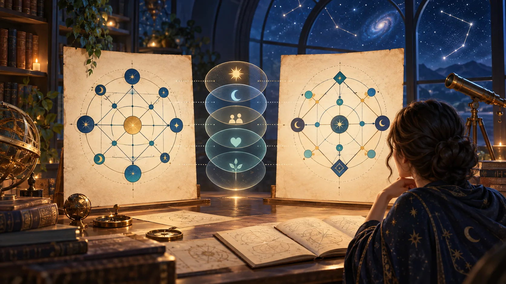 Why Destiny Matrix Compatibility Results Vary Between Calculators — Conceptual illustration of the article topic