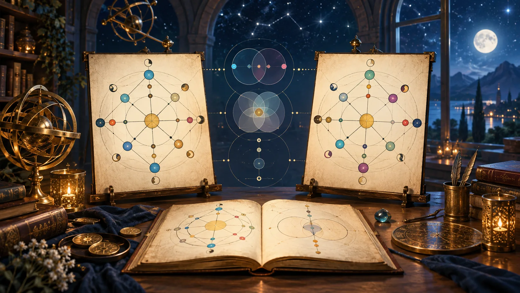 Why Destiny Matrix Compatibility Results Vary Between Calculators — educational illustration of the method