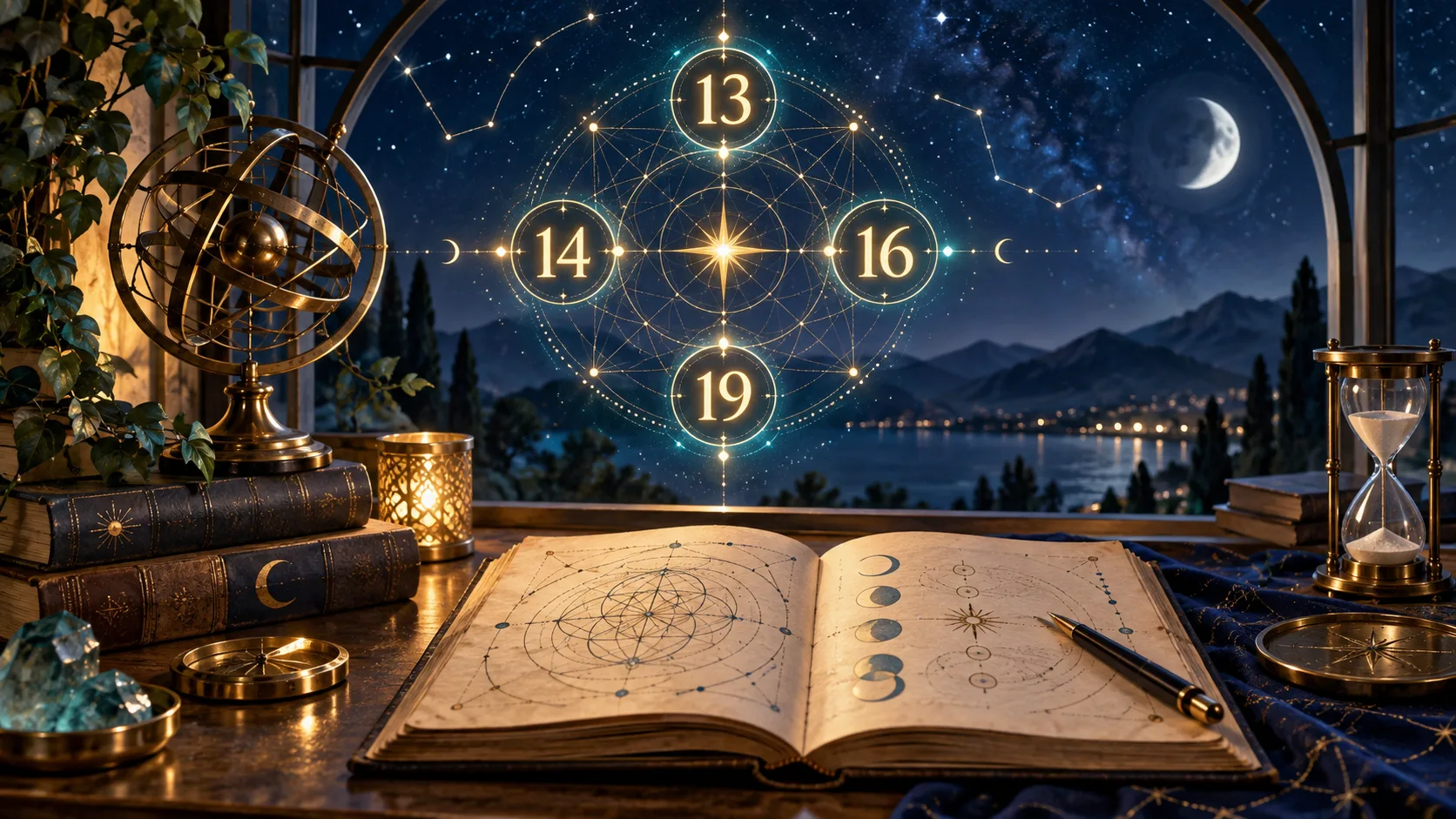 Karmic Numbers: What They Are, How to Identify and Work with Them — educational illustration of the method