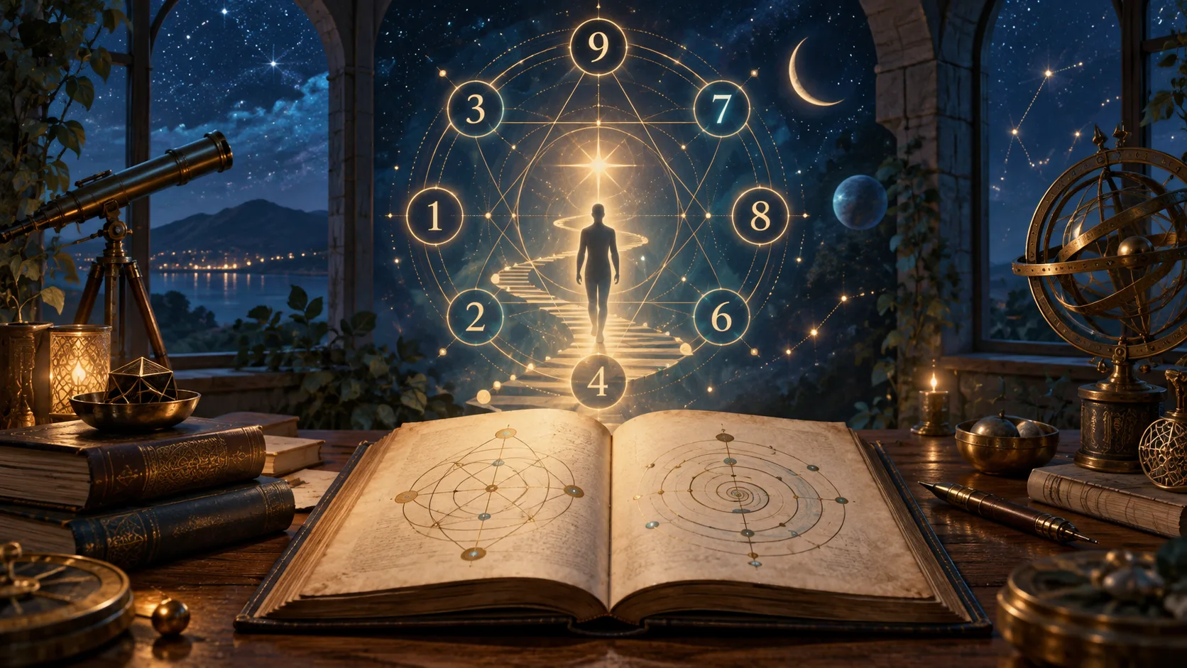 What Is the Destiny Number in Cabalistic Numerology? — educational illustration of the method