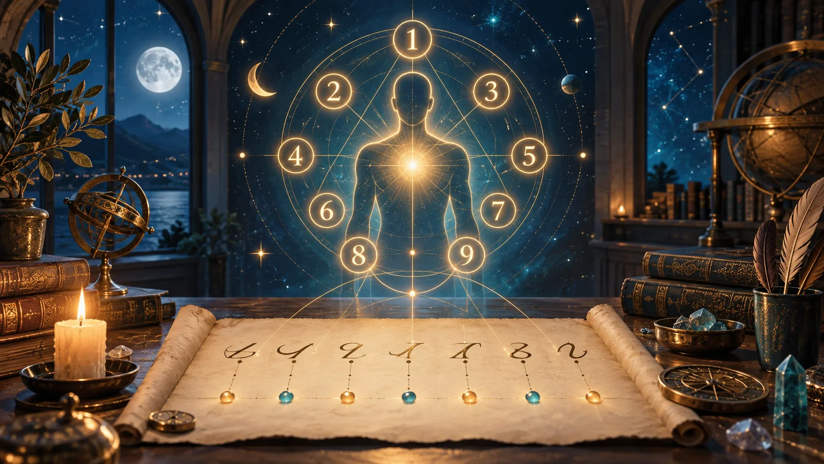 What Is the Expression Number in Cabalistic Numerology? — educational illustration of the method